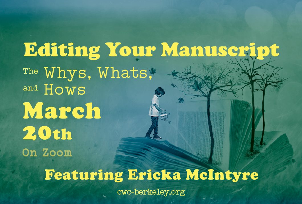 Editing Your Manuscript – The Whys, Whats and Hows (March 20, 2022)