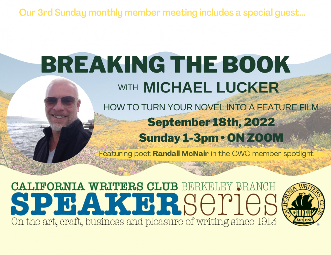 “Breaking the Book” with Michael Lucker on September 18th, 2022