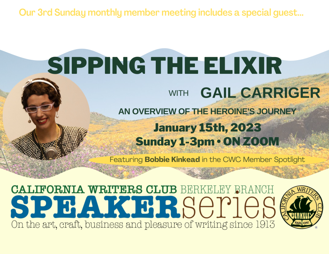“Sipping the Elixir” with Gail Carriger on January 15th, 2023