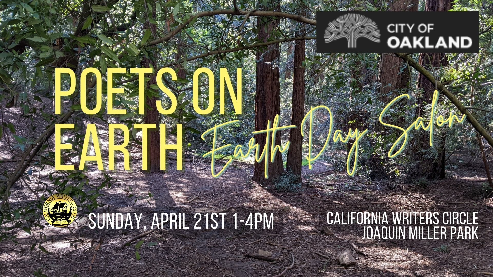 Poets on Earth: Environmental Write-In, Reading, and Open Mic